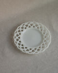 Portieux Vallerysthal french milk glass plate