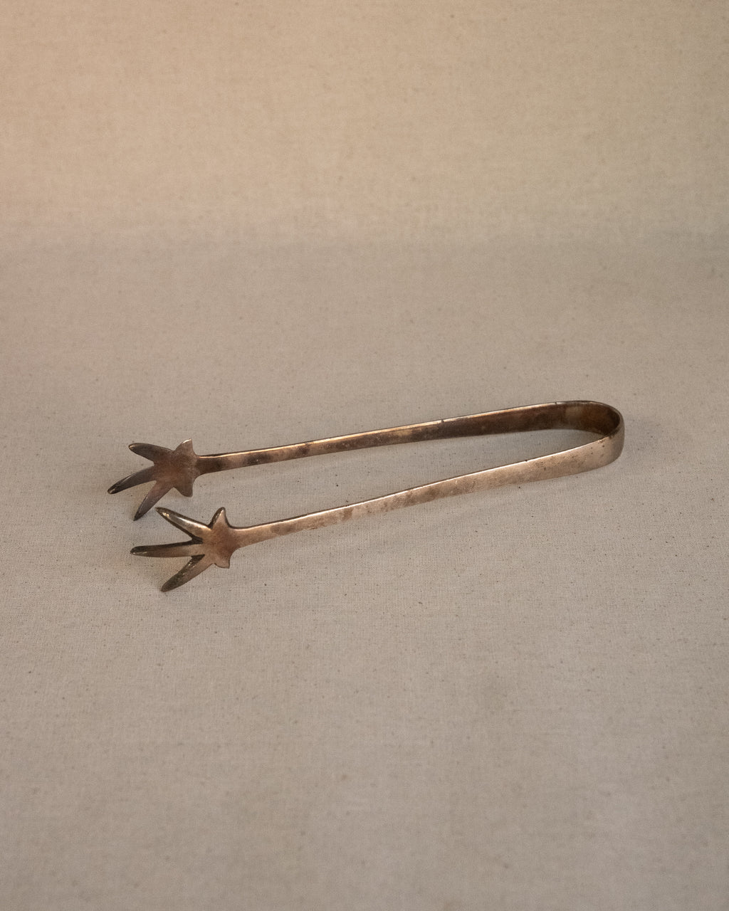 Silver plated chicken feet tongs