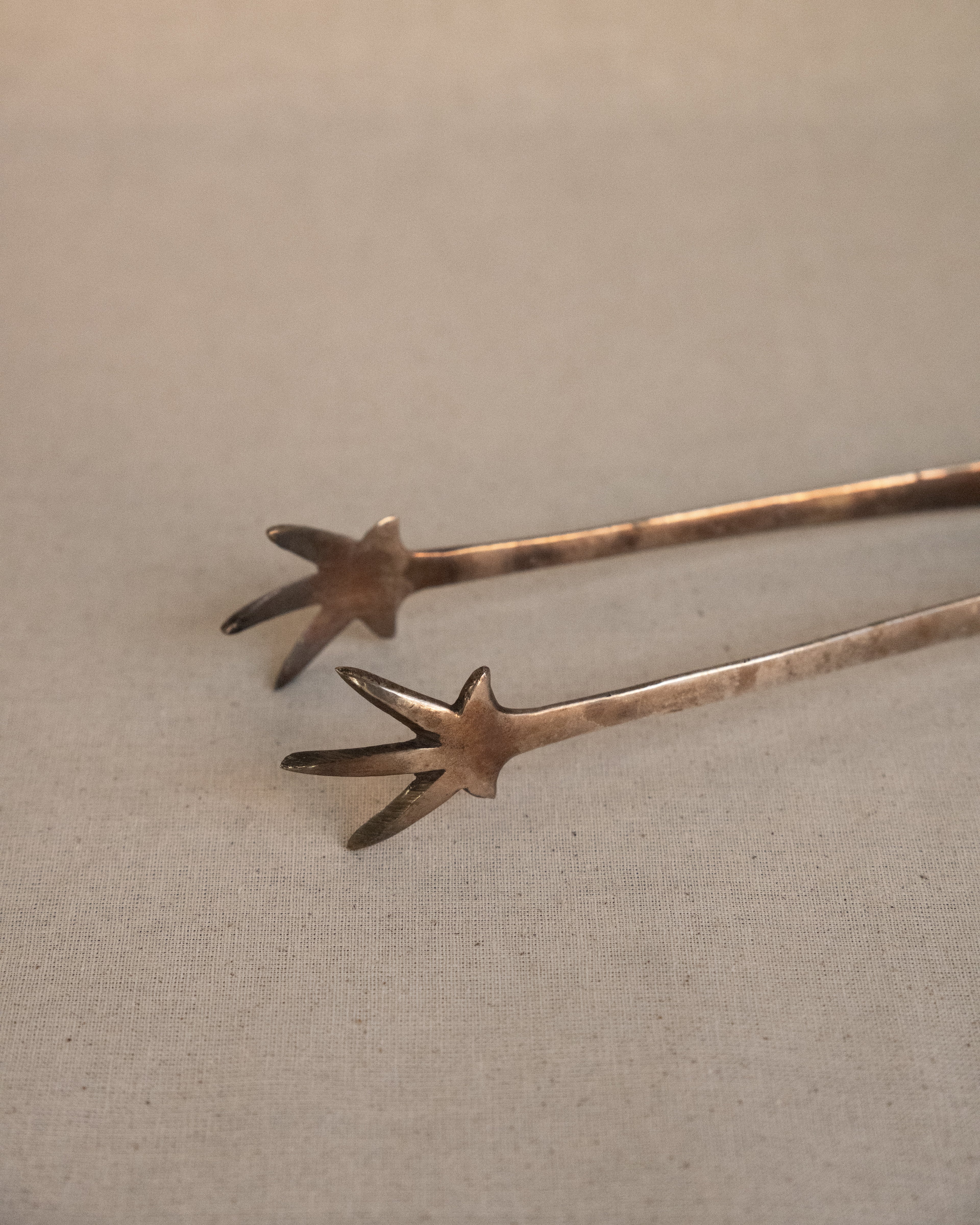 Silver plated chicken feet tongs