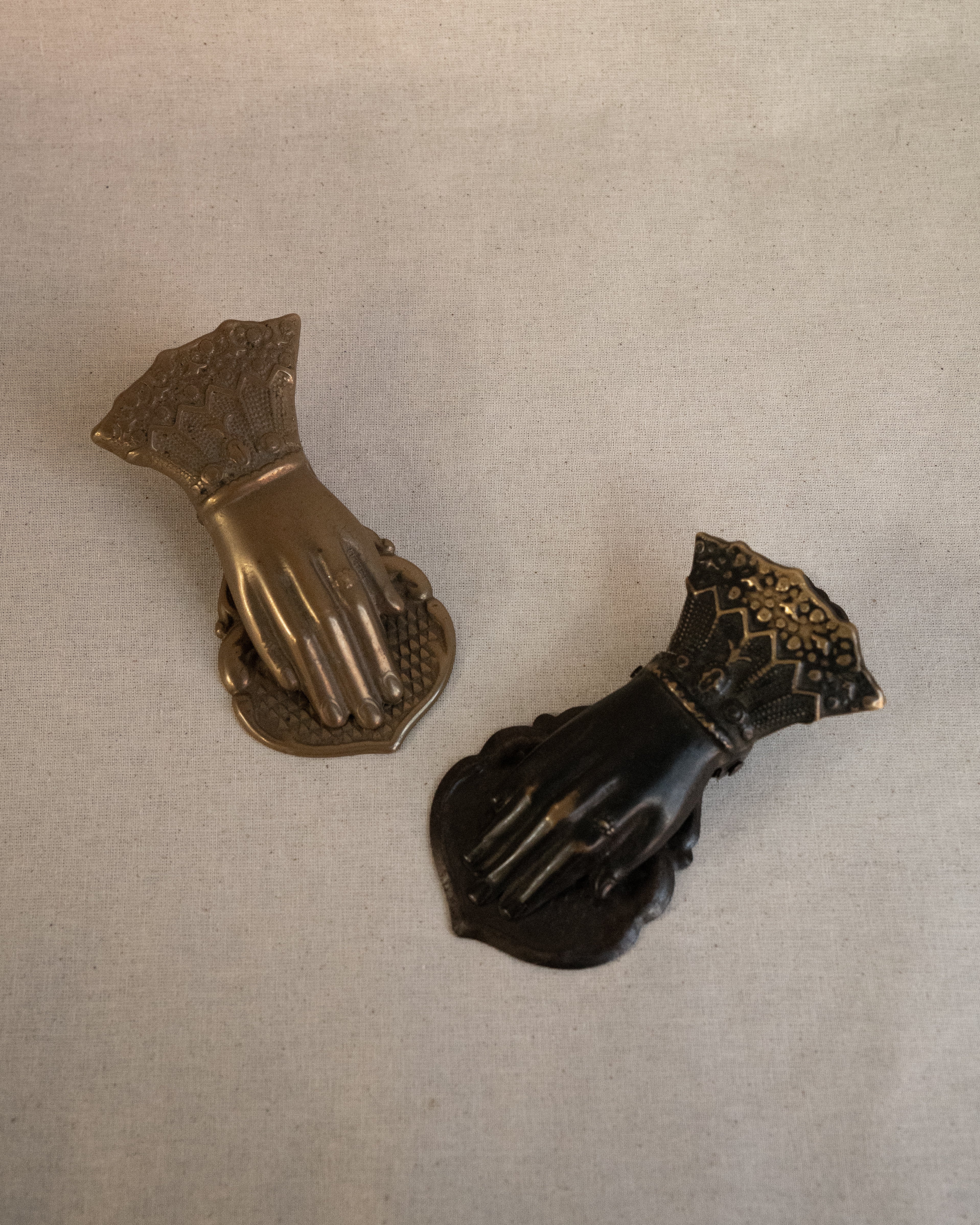 Brass hand clip
