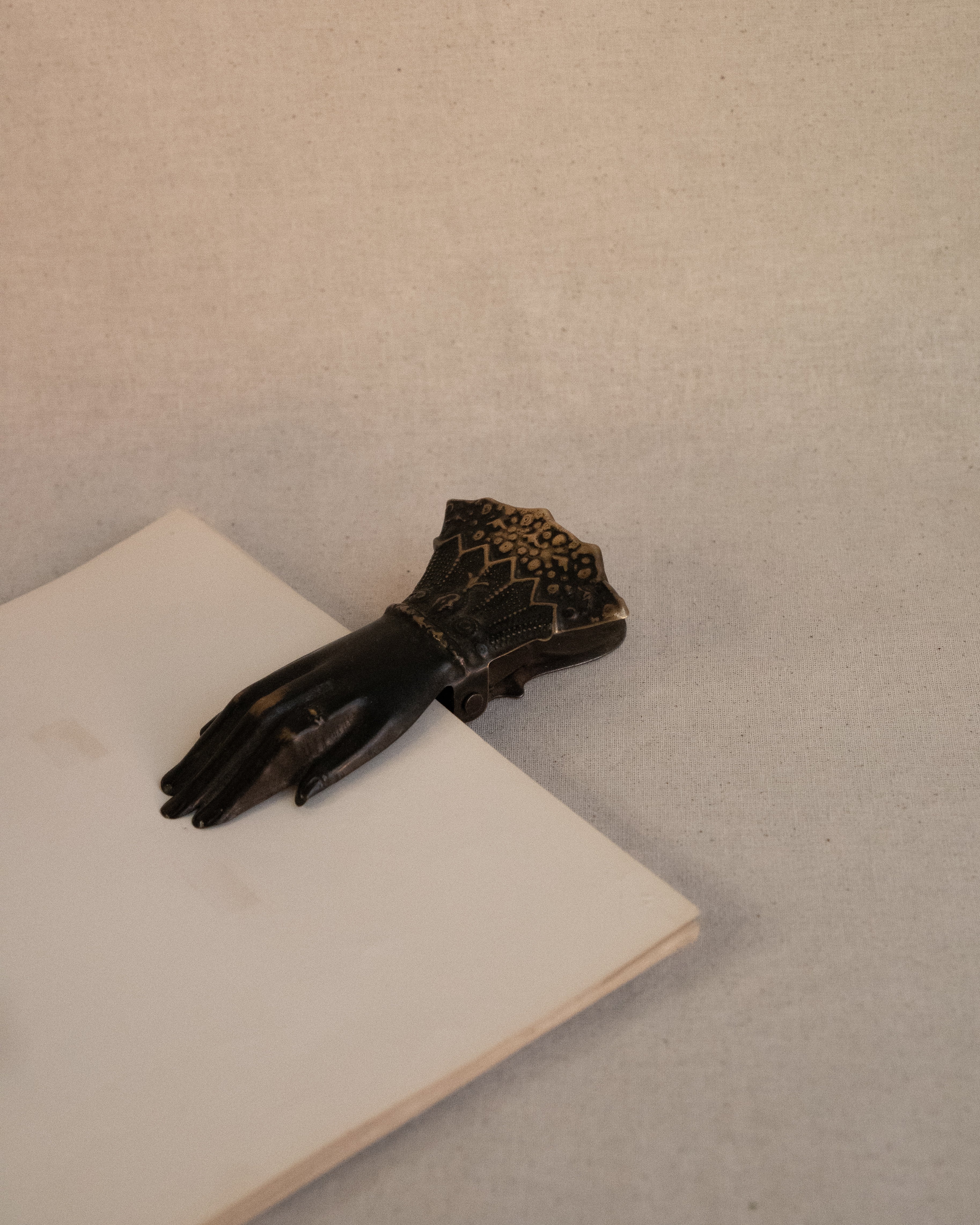 Brass hand clip