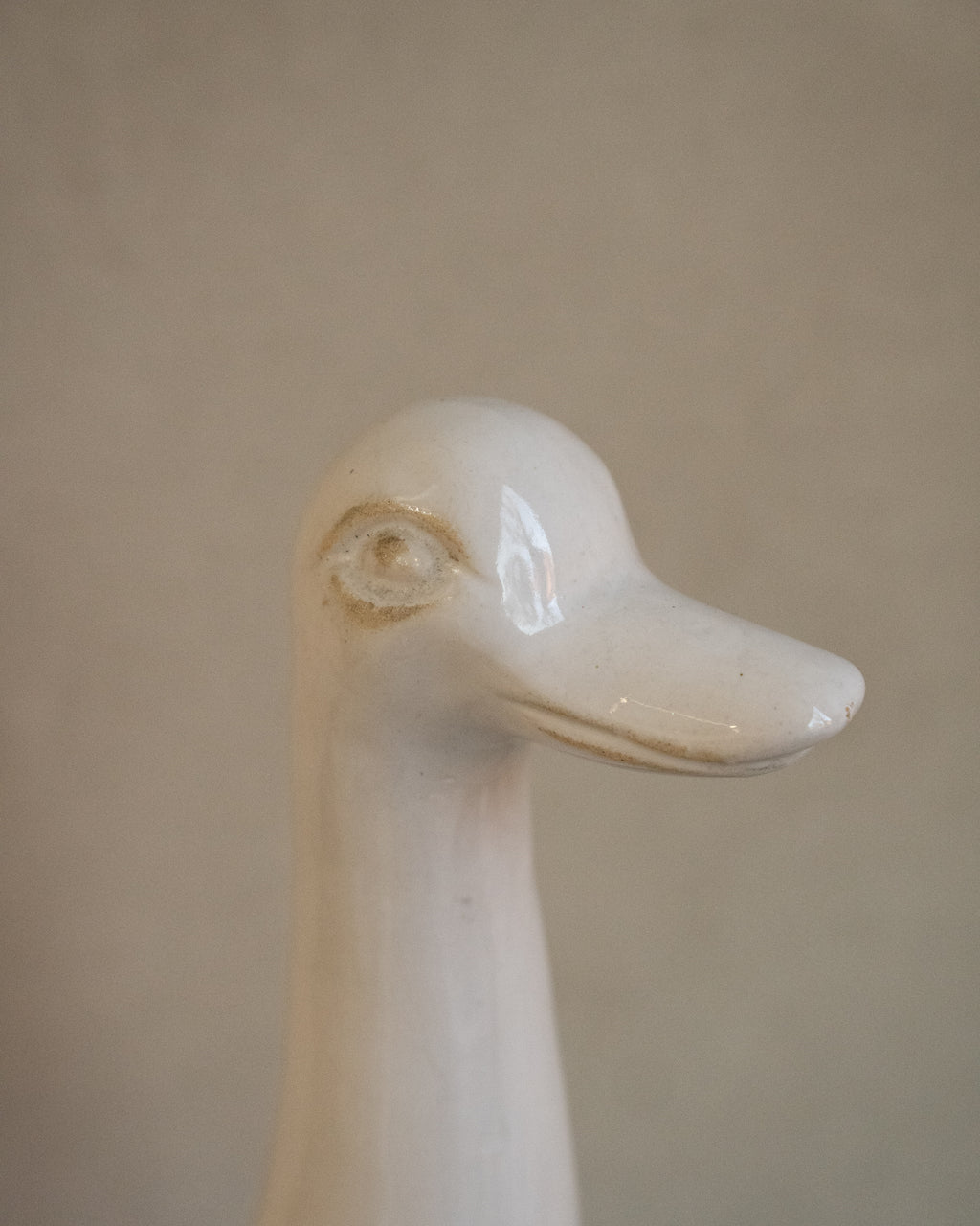 White ceramic duckie