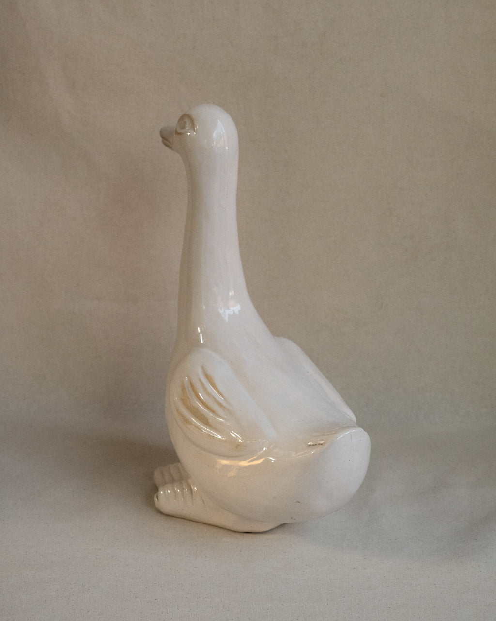 White ceramic duckie