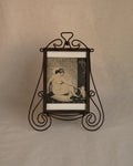 Art nouveau style picture frame with Norman Lindsay photo