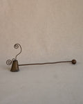 Metal candle snuffer with spirals