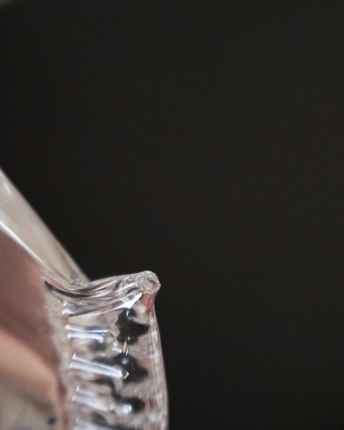 Clear art glass fish