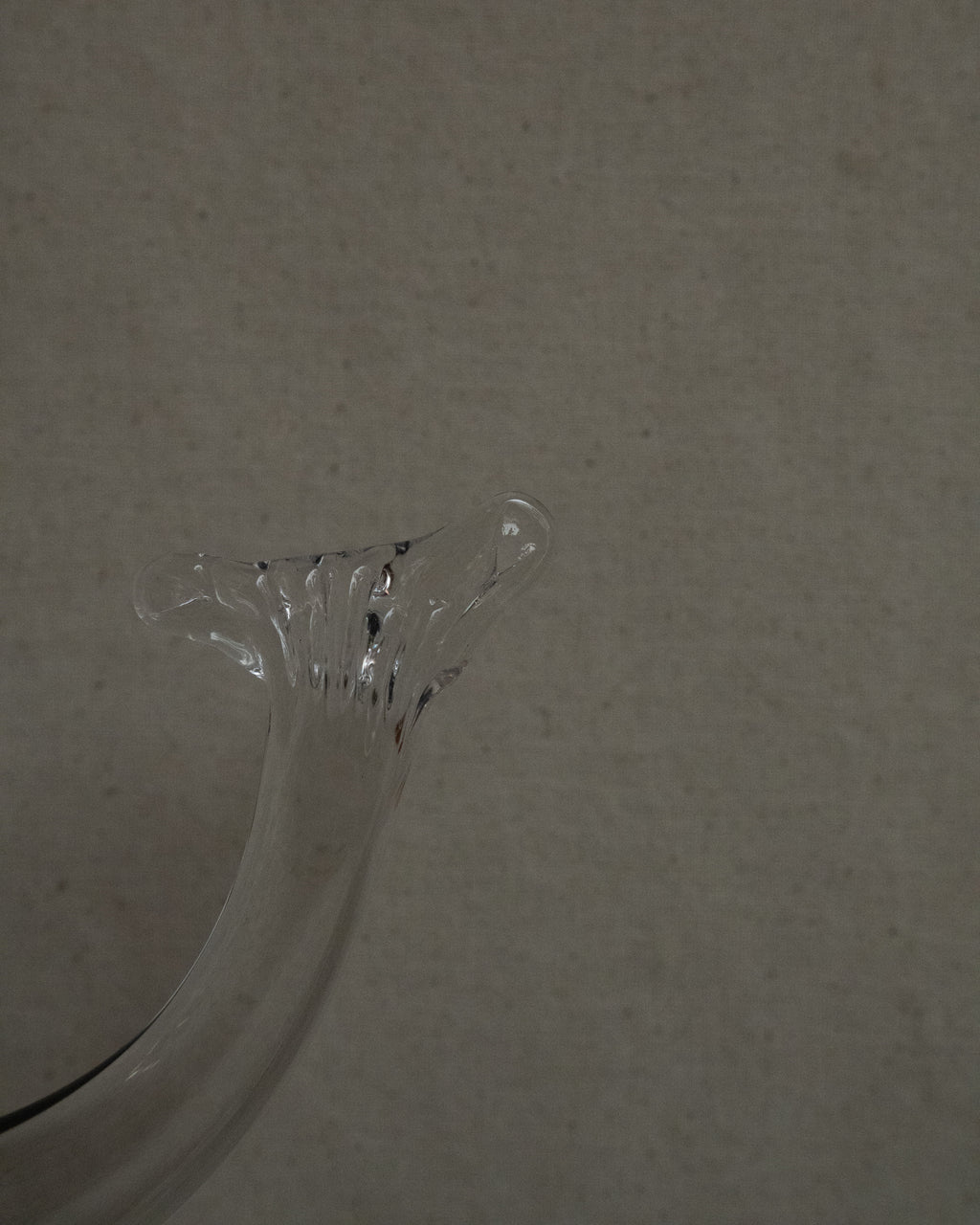 Clear art glass fish