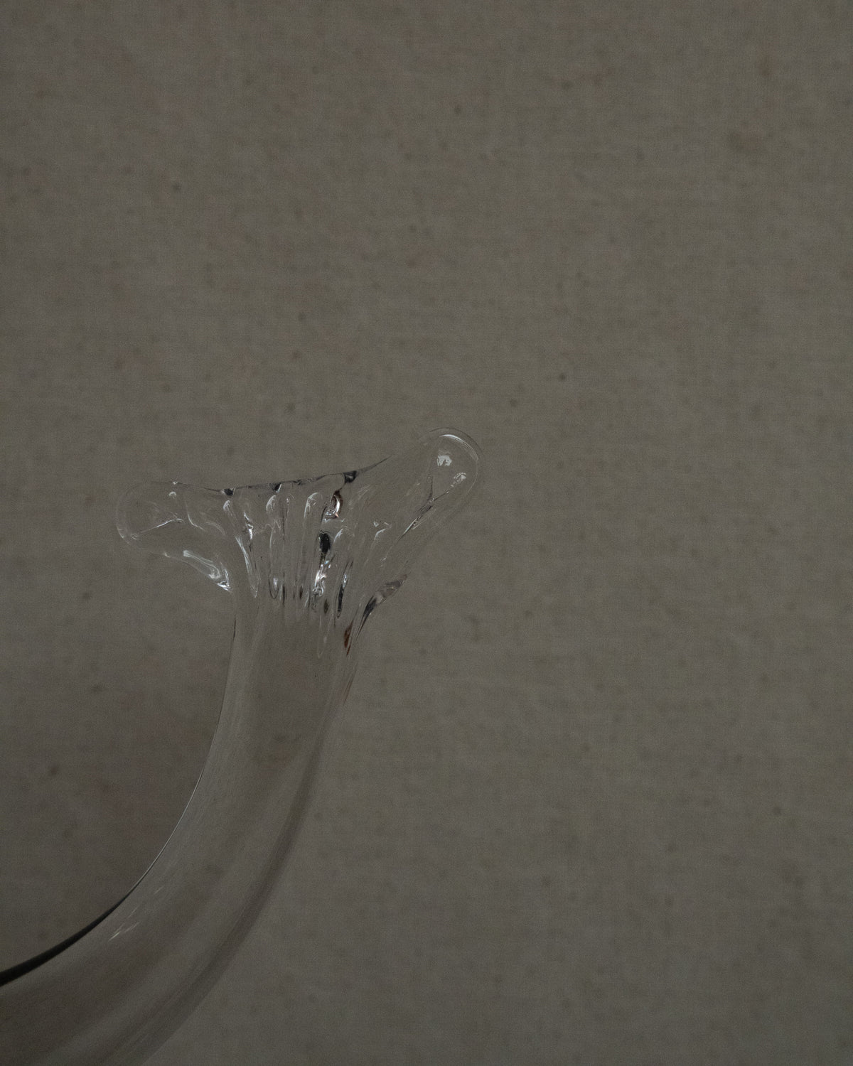 Clear art glass fish