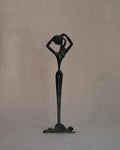 Mid-century oxidised bronze statue of Aphrodite, signed Sklavenitis