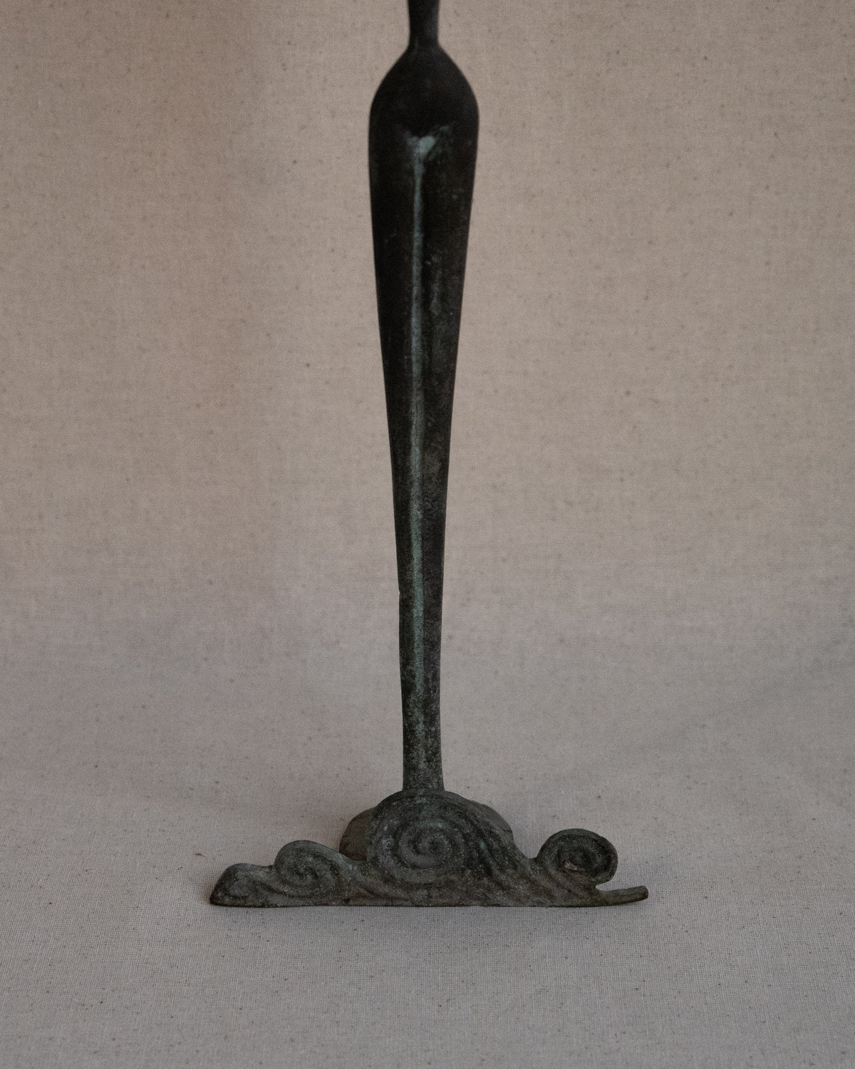 Mid-century oxidised bronze statue of Aphrodite, signed Sklavenitis