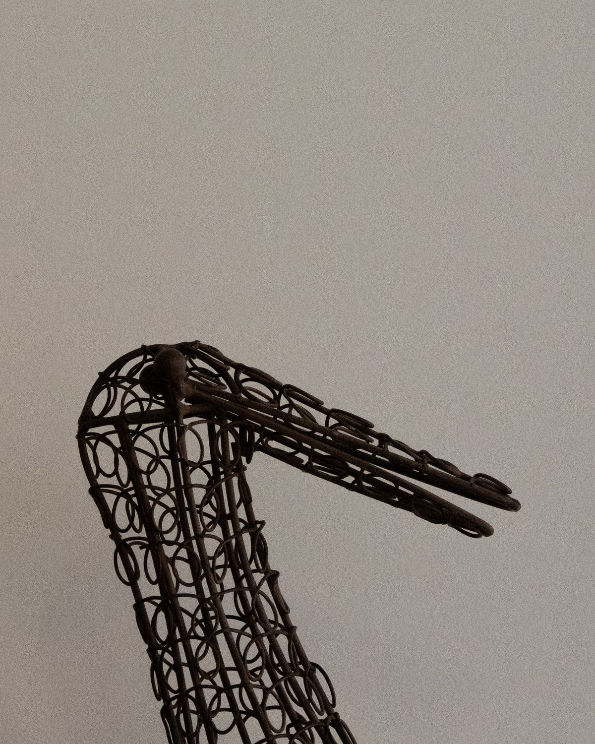 Wire art pelican