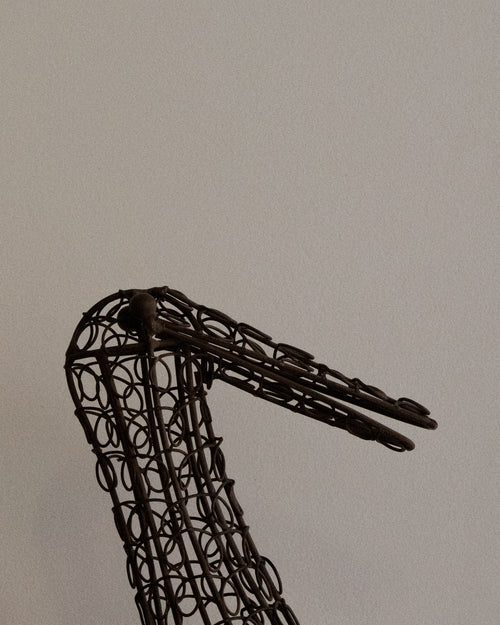 Wire art pelican