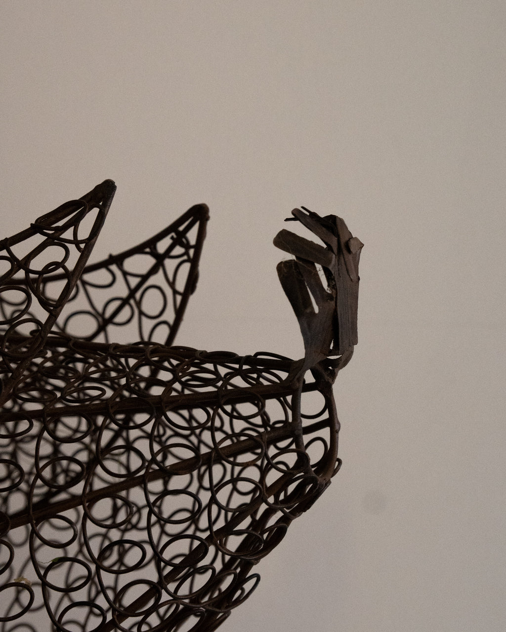 Wire art pelican