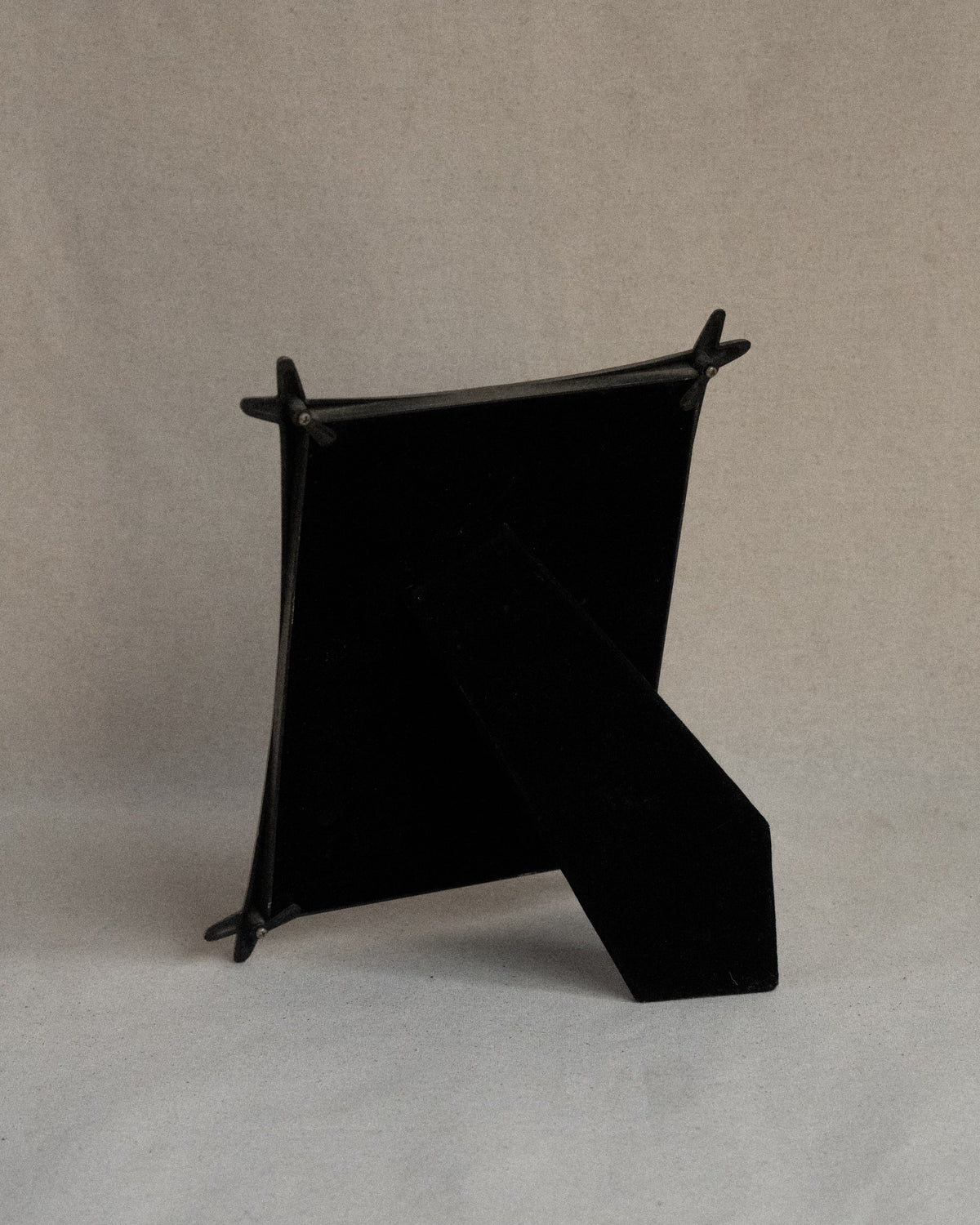 Abstract metal frame