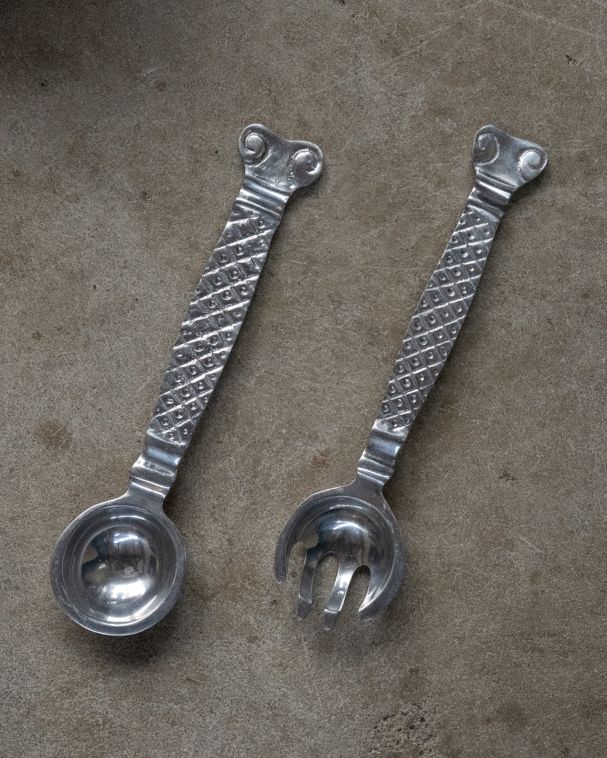 Pair of Carol Boyes style salad servers