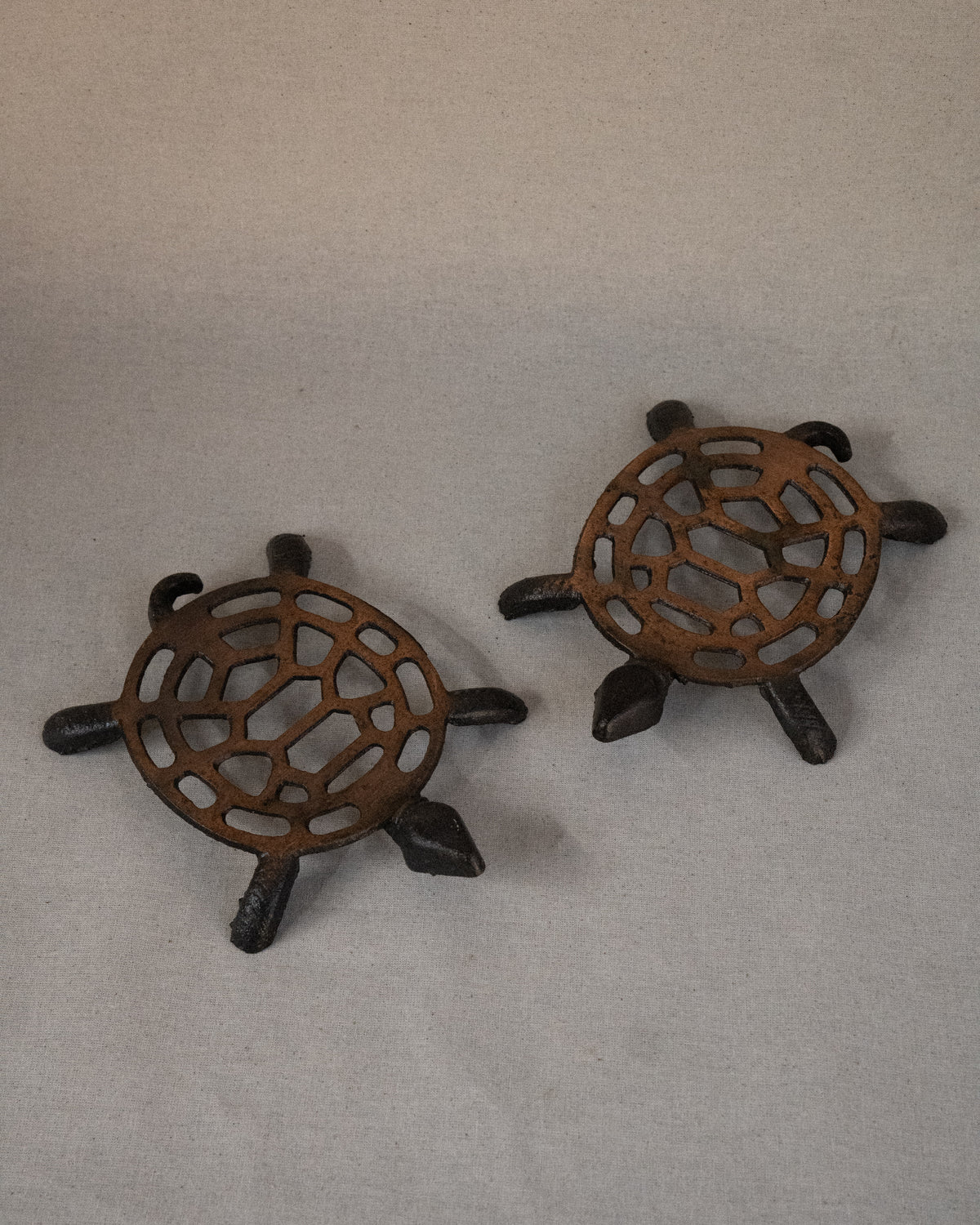 Metal tortoise trivet
