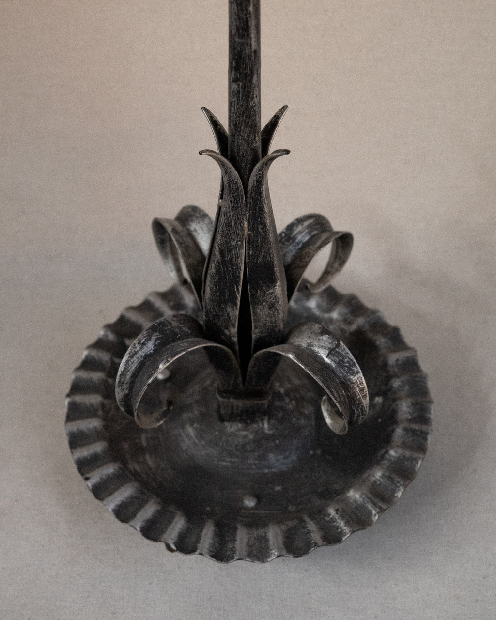 Brutalist pillar candle holder, Made in Spain