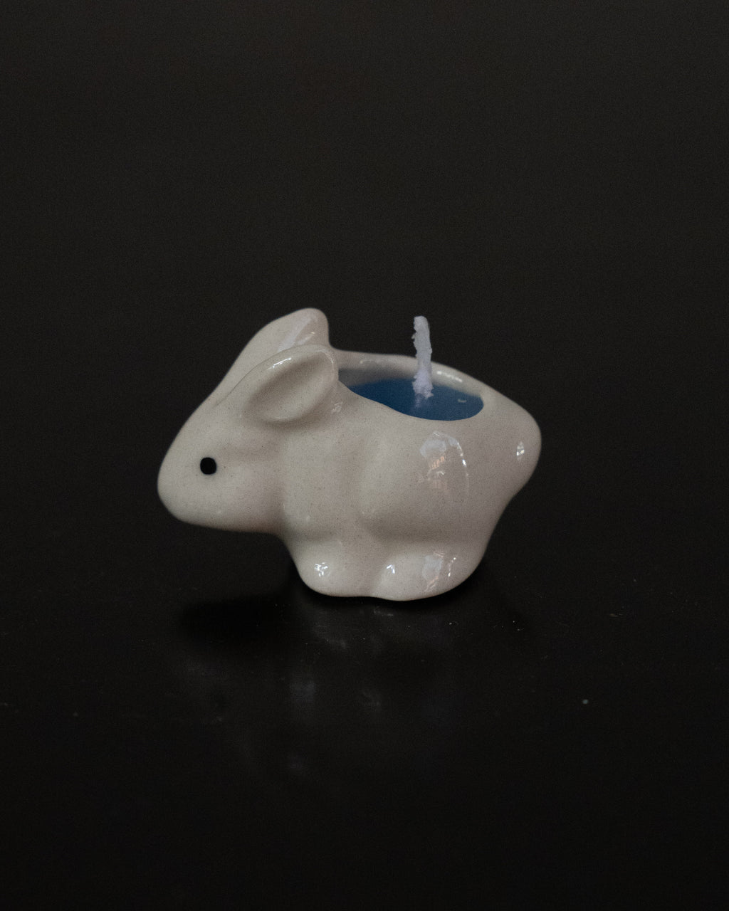Ceramic bunny candle