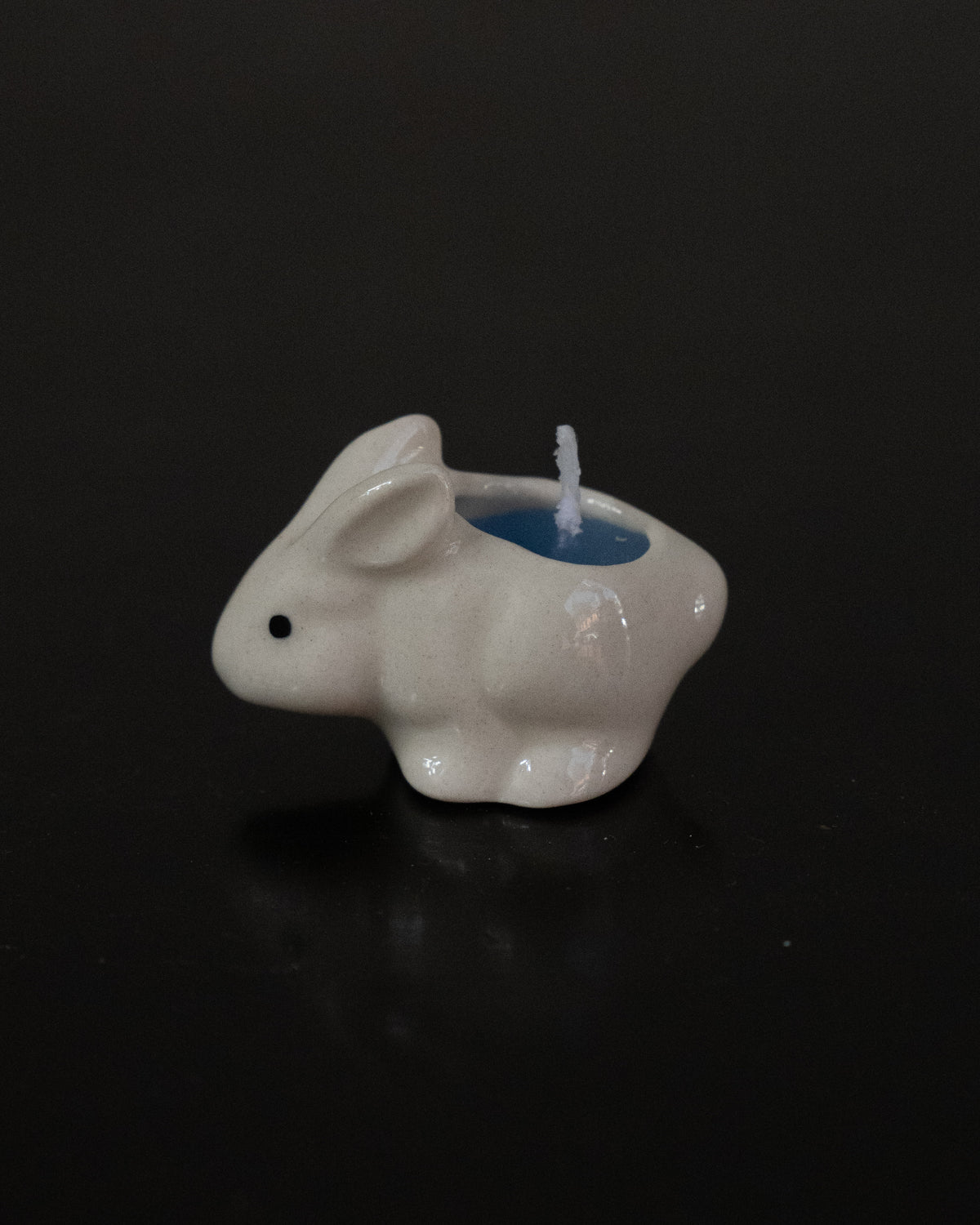 Ceramic bunny candle