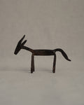 Hand forged iron gazelle