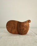 Scandinavian hand carved wood marriage cup