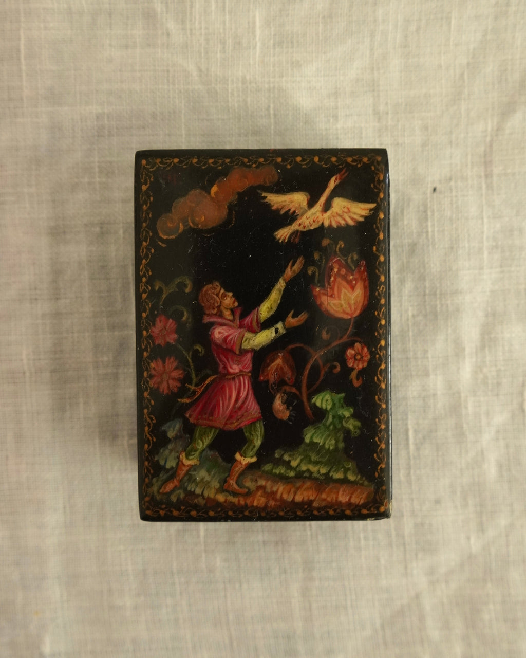 Russian handpainted laquer box