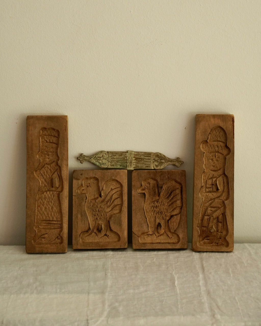 German carved wooden gingerbread moulds