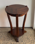 Art deco wooden side table