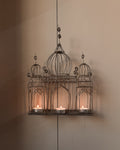 Temple wire art sculpture and candle holder