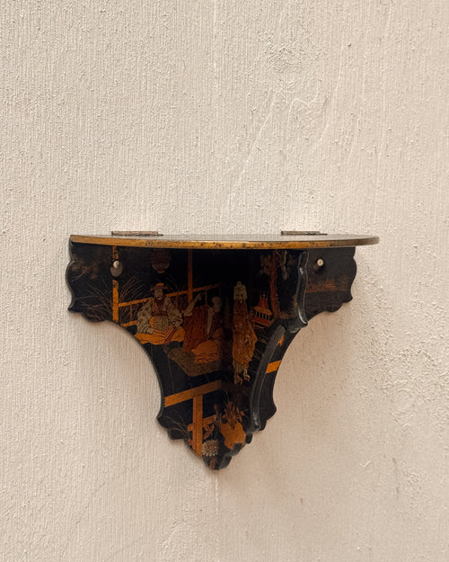 Chinoiserie wall shelf, likely 19th - 20th century