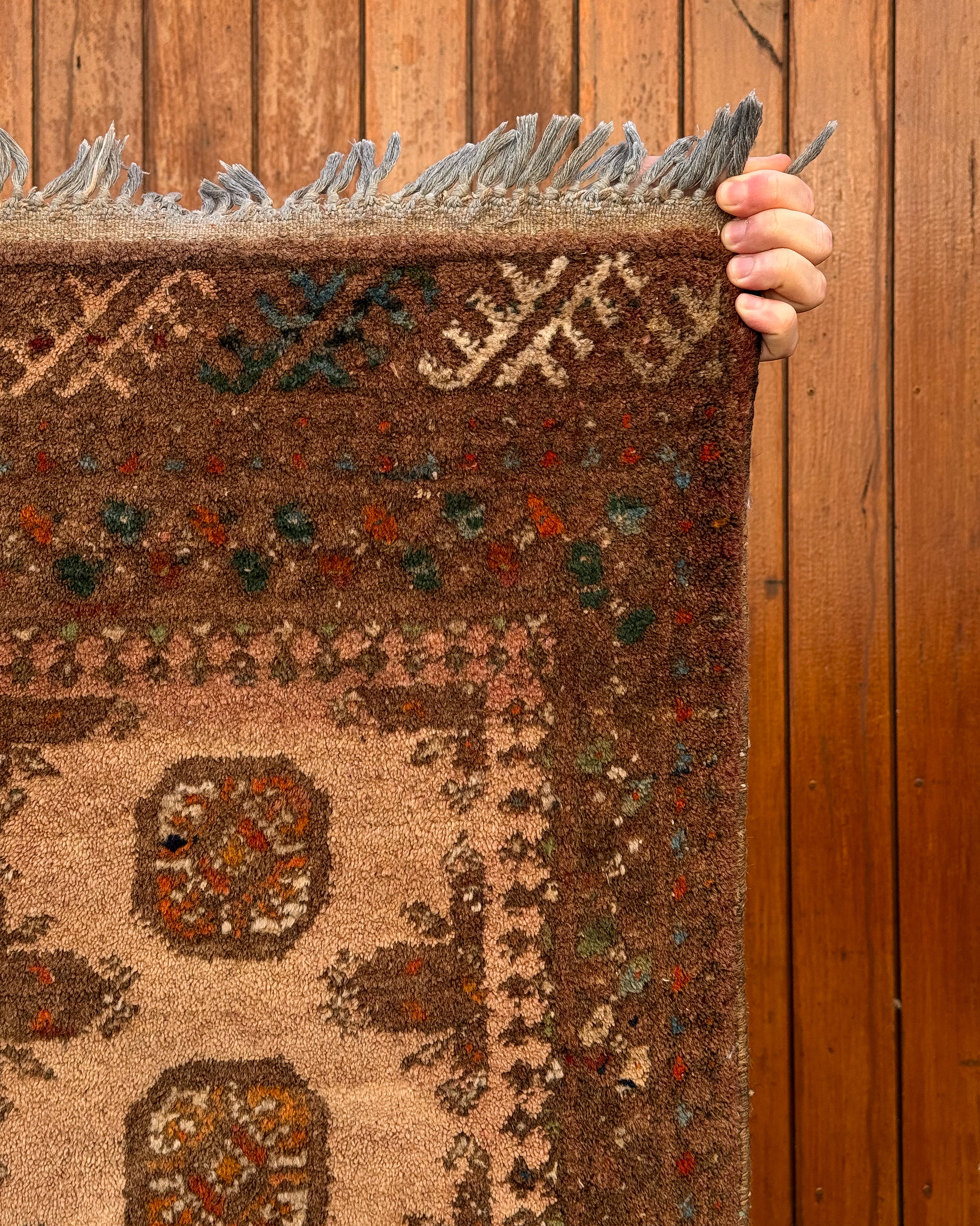 Handwoven 100% silk rug
