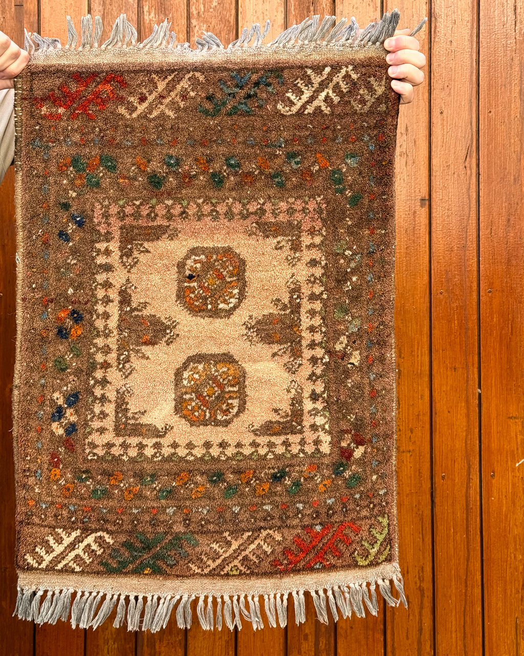 Handwoven 100% silk rug