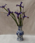 Chinese white and blue ceramic vase