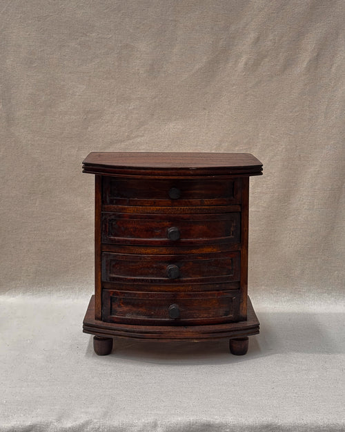 Four drawer timber apprentice chest